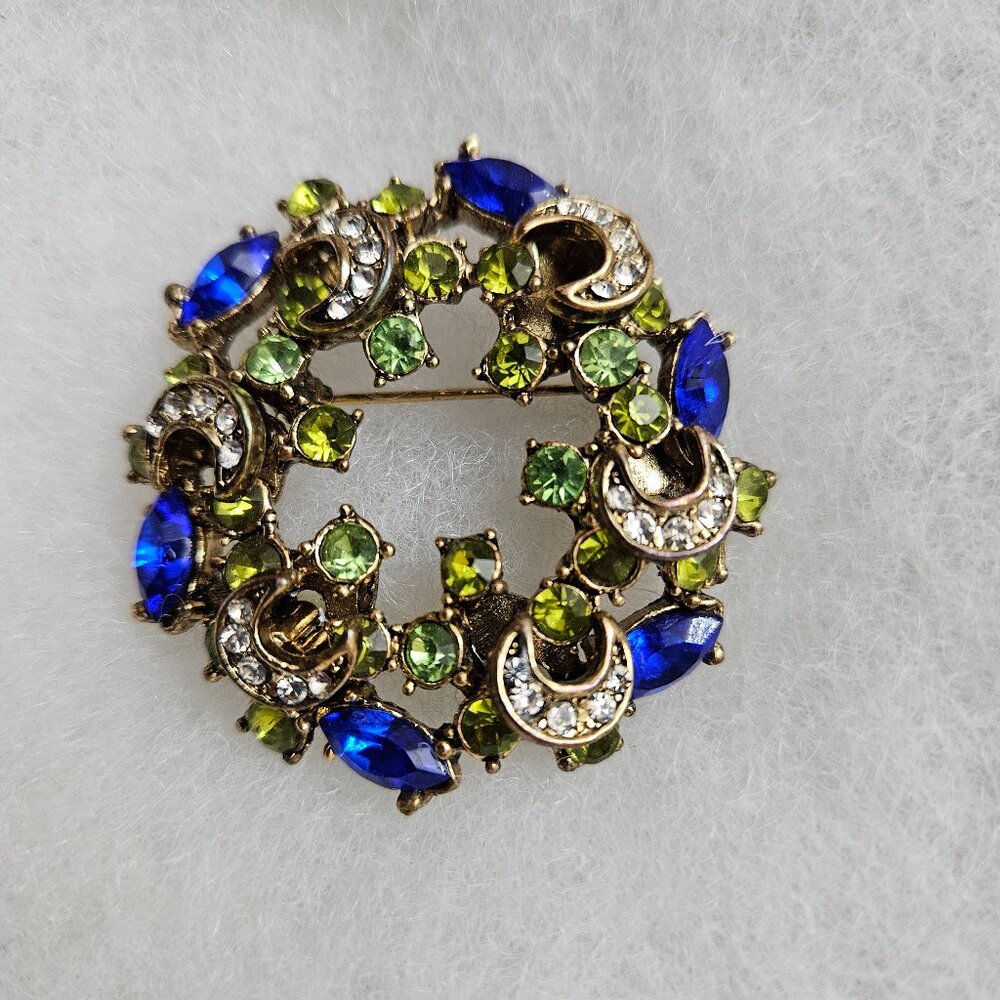 Vintage Multi-Colored Brooch